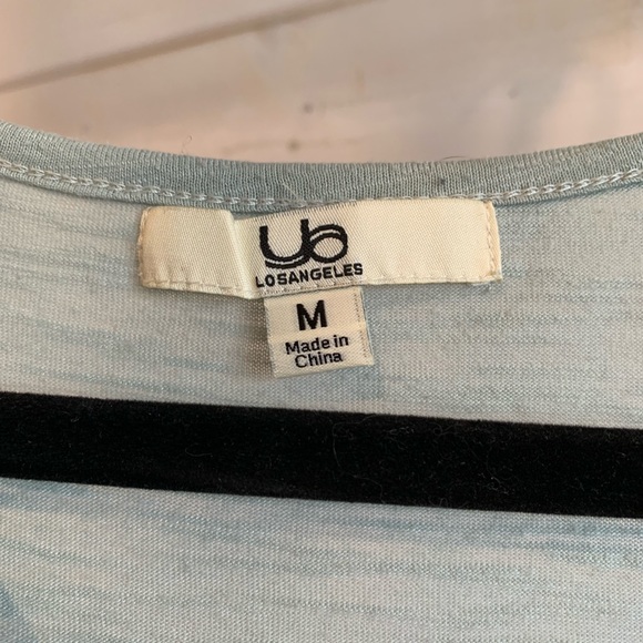 4/$30 Ya Los Angeles | Mint Ruffle Tank Top - Picture 4 of 4